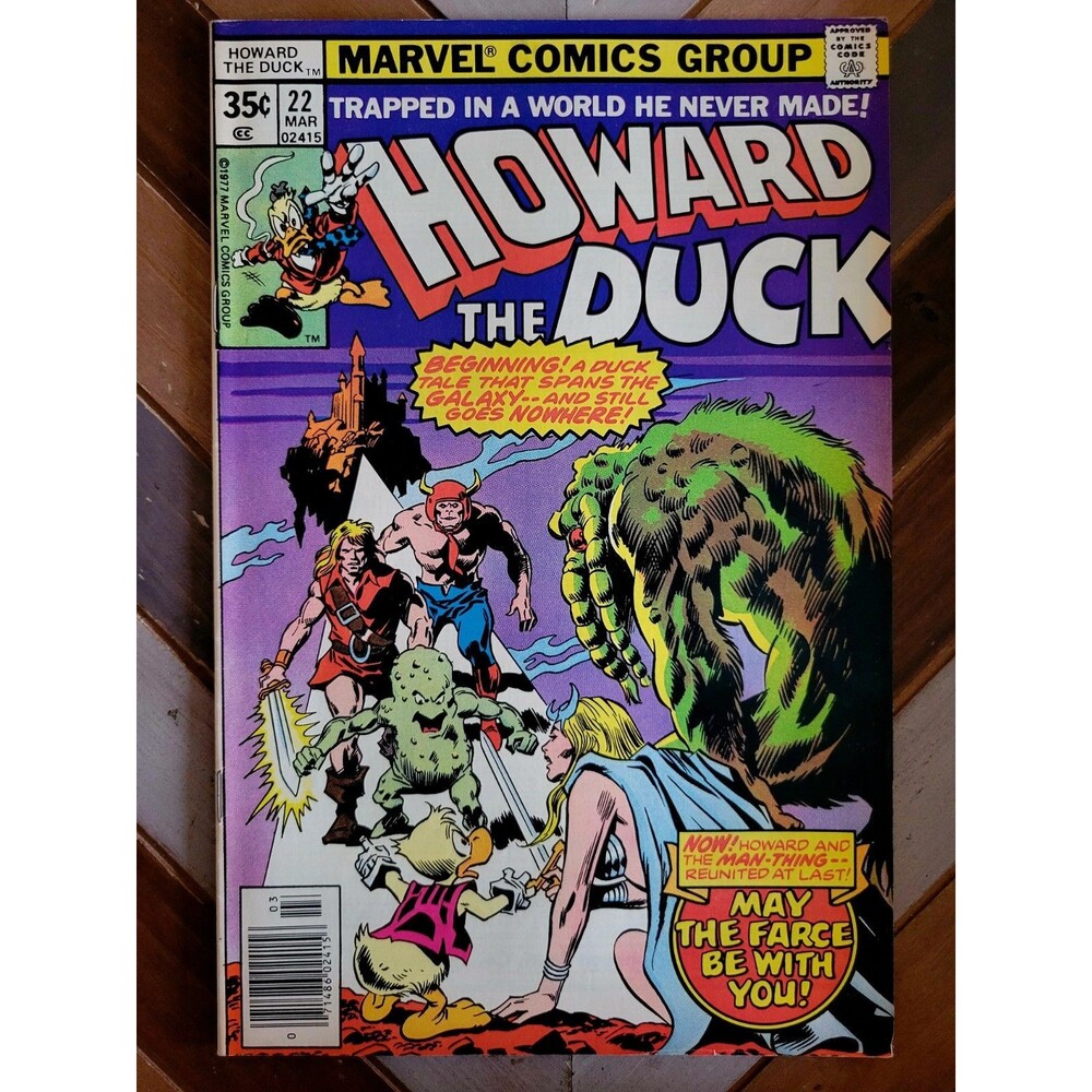 Howard The Duck #22 Newsstand (Marvel 1978) "May The Farce Be With You" (7.0)